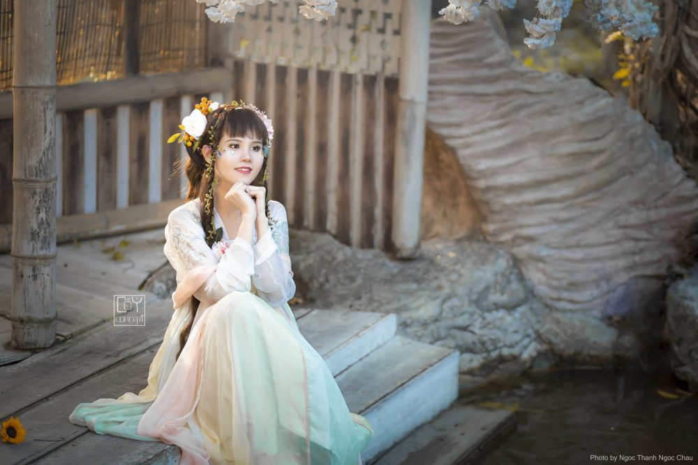 DAISY IN WONDERLAND - SPRING FAIRY - Một bộ ảnh hiện đại kết hợp với hán phục pha một chút cổ trang - Hình 9