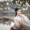 Nhật Quang - Hoa Tư Nghi Thưởng - Chụp Ảnh Cổ Trang - Tạo dáng nằm uống trà - Hình 1